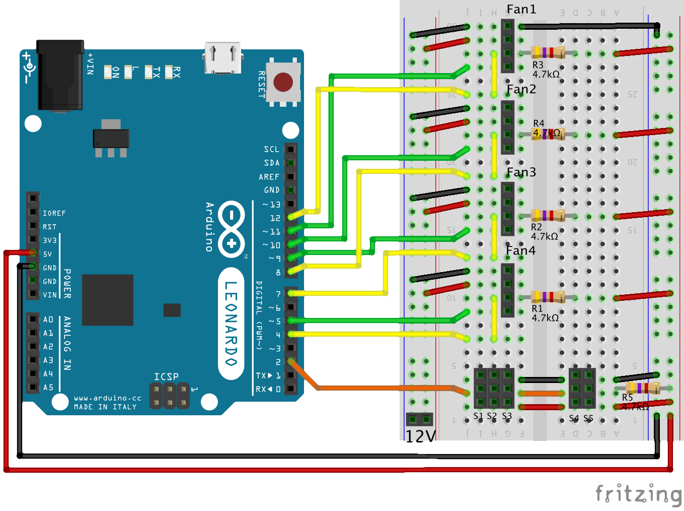 FanControll v1.0 Schaltung