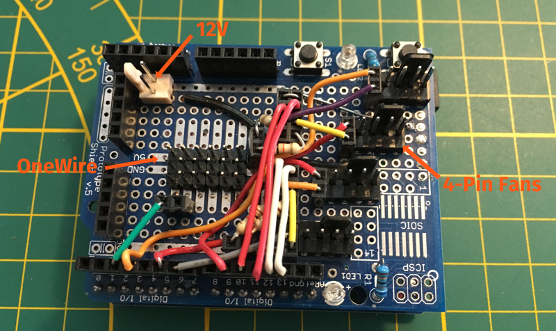 Prototyp mit Arduino-Shield